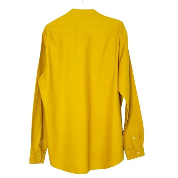 Zara Men's Yellow Shirt - Picture 2 of 6